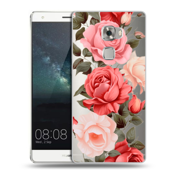 Пластиковый чехол на Huawei Mate S с принтом Розы Пластиковый чехол на Huawei Mate S с принтом Розы