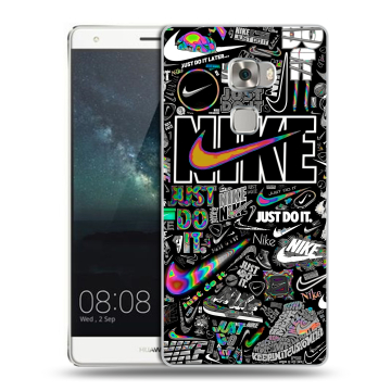 Пластиковый чехол на Huawei Mate S с принтом Найк