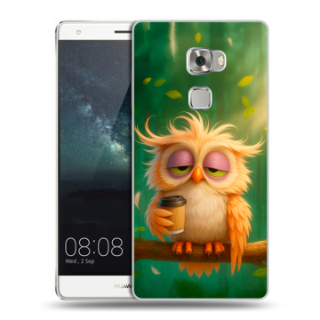 Пластиковый чехол на Huawei Mate S с принтом сова Пластиковый чехол на Huawei Mate S с принтом сова