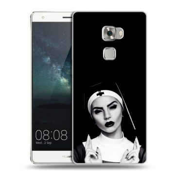 Пластиковый чехол на Huawei Mate S с принтом монашка Пластиковый чехол на Huawei Mate S с принтом монашка