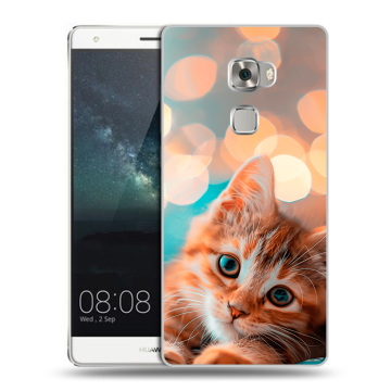 Пластиковый чехол на Huawei Mate S с принтом котик Пластиковый чехол на Huawei Mate S с принтом котик