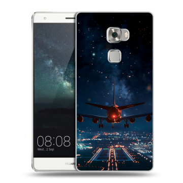 Пластиковый чехол на Huawei Mate S с принтом самолет Пластиковый чехол на Huawei Mate S с принтом самолет
