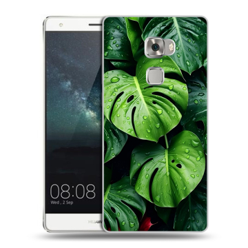 Пластиковый чехол на Huawei Mate S с принтом Листья Пластиковый чехол на Huawei Mate S с принтом Листья