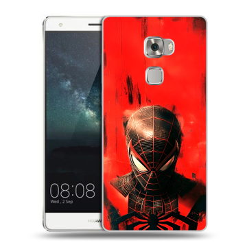 Пластиковый чехол на Huawei Mate S с принтом человек паук spiderman Пластиковый чехол на Huawei Mate S с принтом человек паук spiderman