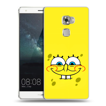 Пластиковый чехол на Huawei Mate S с принтом спанчбоб спанч боб