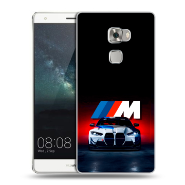 Пластиковый чехол на Huawei Mate S с принтом БМВ BMW