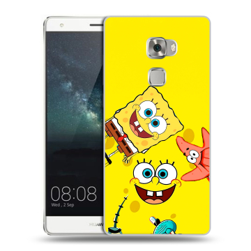Пластиковый чехол на Huawei Mate S с принтом Спанч боб Спанчбоб