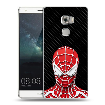 Пластиковый чехол на Huawei Mate S с принтом человек паук spiderman