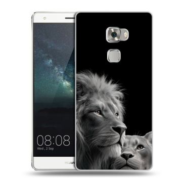 Пластиковый чехол на Huawei Mate S с принтом Лев кошки Пластиковый чехол на Huawei Mate S с принтом Лев кошки