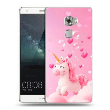 Пластиковый чехол на Huawei Mate S с принтом Единорог Пластиковый чехол на Huawei Mate S с принтом Единорог