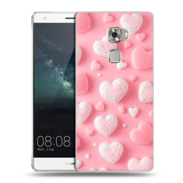 Пластиковый чехол на Huawei Mate S с принтом Сердечки Пластиковый чехол на Huawei Mate S с принтом Сердечки