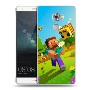 Пластиковый чехол на Huawei Mate S с принтом Майнкрафт Minecraft