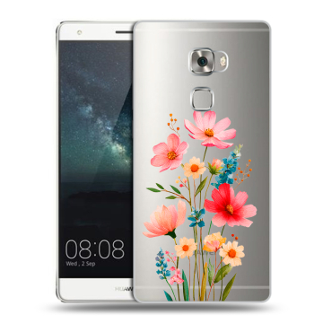 Пластиковый чехол на Huawei Mate S с принтом Цветы Пластиковый чехол на Huawei Mate S с принтом Цветы