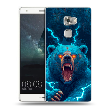Пластиковый чехол на Huawei Mate S с принтом Медведь Пластиковый чехол на Huawei Mate S с принтом Медведь