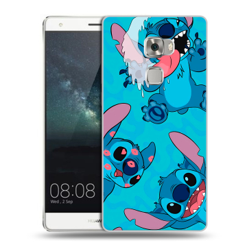 Пластиковый чехол на Huawei Mate S с принтом Лило и Стич