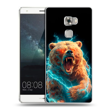 Пластиковый чехол на Huawei Mate S с принтом Медведь Пластиковый чехол на Huawei Mate S с принтом Медведь