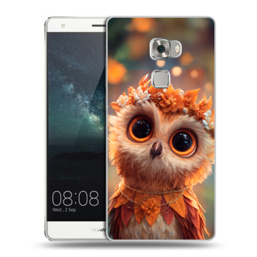 Пластиковый чехол на Huawei Mate S с принтом Милая сова Пластиковый чехол на Huawei Mate S с принтом Милая сова