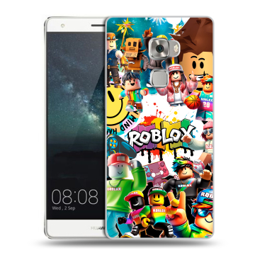 Пластиковый чехол на Huawei Mate S с принтом Roblox Роблокс