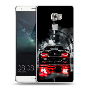 Пластиковый чехол на Huawei Mate S с принтом BMW БМВ