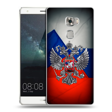Пластиковый чехол на Huawei Mate S с принтом Флаг России Пластиковый чехол на Huawei Mate S с принтом Флаг России