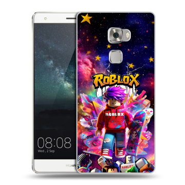 Пластиковый чехол на Huawei Mate S с принтом Roblox Роблокс