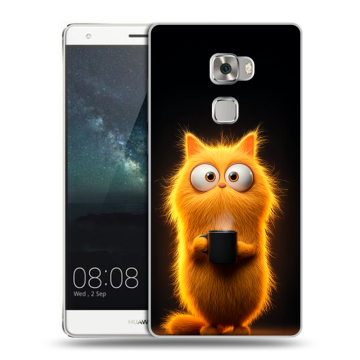 Пластиковый чехол на Huawei Mate S с принтом Смешной кот Пластиковый чехол на Huawei Mate S с принтом Смешной кот