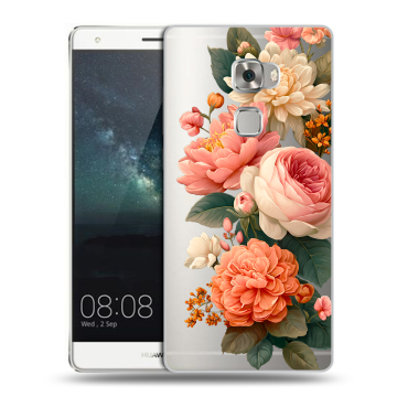 Пластиковый чехол на Huawei Mate S с принтом цветы Пластиковый чехол на Huawei Mate S с принтом цветы