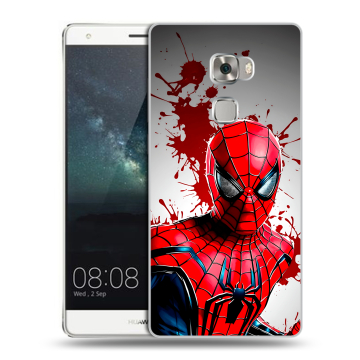 Пластиковый чехол на Huawei Mate S с принтом Spiderman Человек паук Пластиковый чехол на Huawei Mate S с принтом Spiderman Человек паук