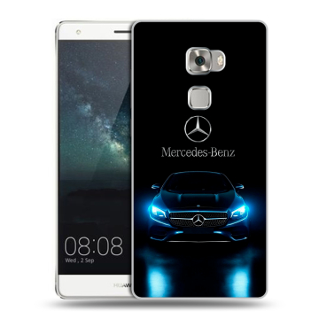 Пластиковый чехол на Huawei Mate S с принтом Mercedes Мерседес
