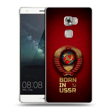 Пластиковый чехол на Huawei Mate S с принтом Флаг Герб СССР Пластиковый чехол на Huawei Mate S с принтом Флаг Герб СССР