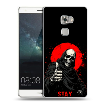 Пластиковый чехол на Huawei Mate S с принтом смешной скелет Пластиковый чехол на Huawei Mate S с принтом смешной скелет