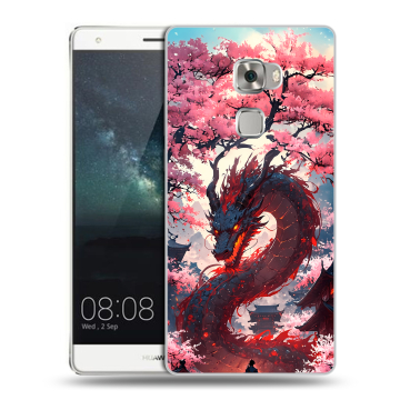 Пластиковый чехол на Huawei Mate S с принтом Дракон Японский Пластиковый чехол на Huawei Mate S с принтом Дракон Японский