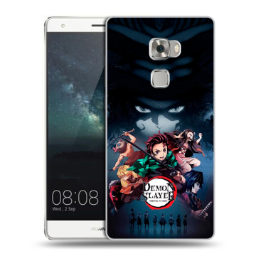 Пластиковый чехол на Huawei Mate S с принтом Demon Slayer Клинок рассекающий демонов