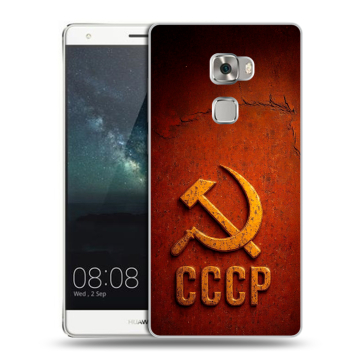 Пластиковый чехол на Huawei Mate S с принтом Флаг Герб СССР Пластиковый чехол на Huawei Mate S с принтом Флаг Герб СССР
