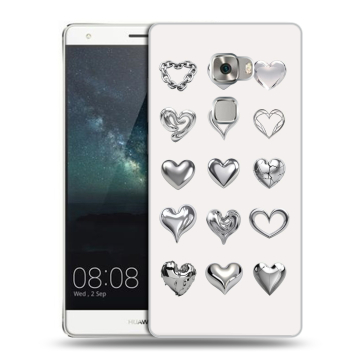 Пластиковый чехол на Huawei Mate S с принтом Y2K сердечки Пластиковый чехол на Huawei Mate S с принтом Y2K сердечки