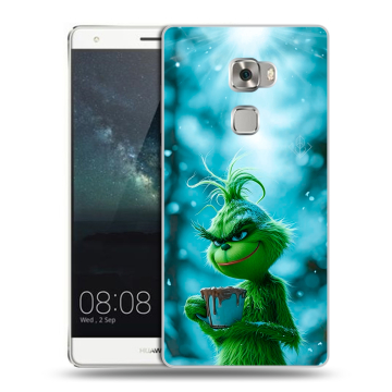Пластиковый чехол на Huawei Mate S с принтом Новый год гринч Пластиковый чехол на Huawei Mate S с принтом Новый год гринч