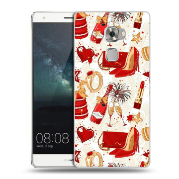 Пластиковый чехол на Huawei Mate S с принтом Новый год Пластиковый чехол на Huawei Mate S с принтом Новый год