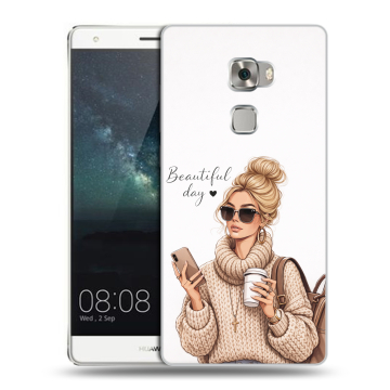 Пластиковый чехол на Huawei Mate S с принтом женский Пластиковый чехол на Huawei Mate S с принтом женский