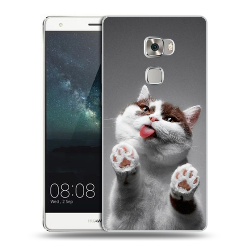 Пластиковый чехол на Huawei Mate S с принтом Коты Пластиковый чехол на Huawei Mate S с принтом Коты