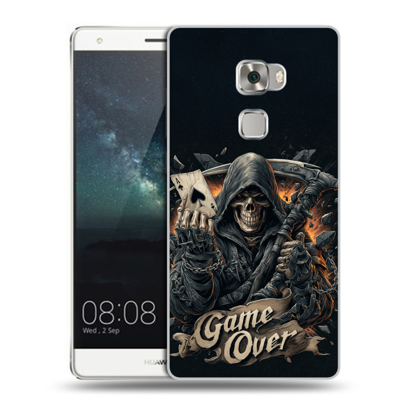 Пластиковый чехол на Huawei Mate S с принтом Скелет карты Пластиковый чехол на Huawei Mate S с принтом Скелет карты