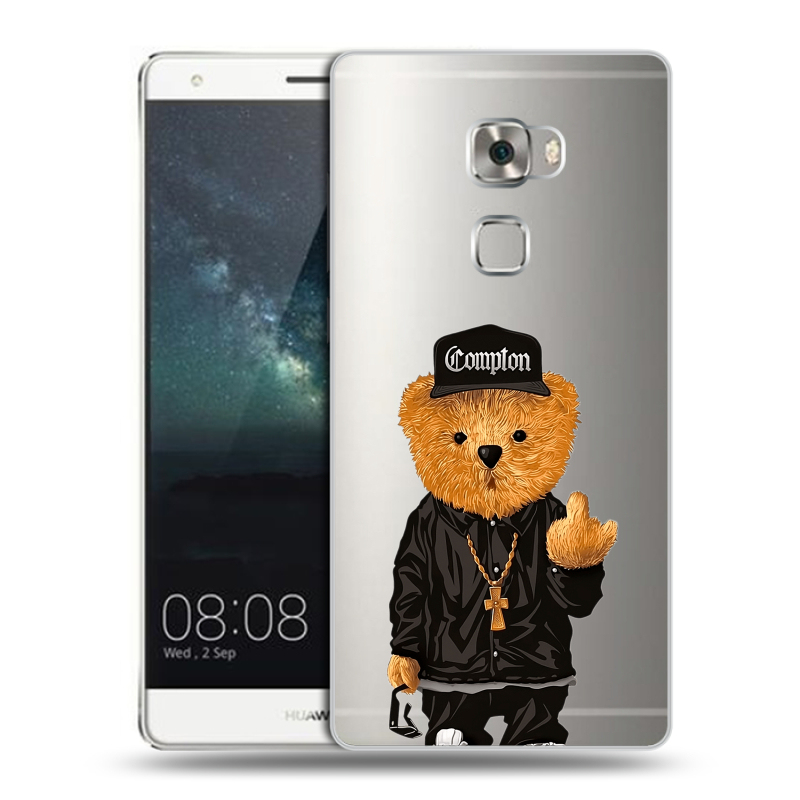 Пластиковый чехол на Huawei Mate S с принтом Мишка Пластиковый чехол на Huawei Mate S с принтом Мишка