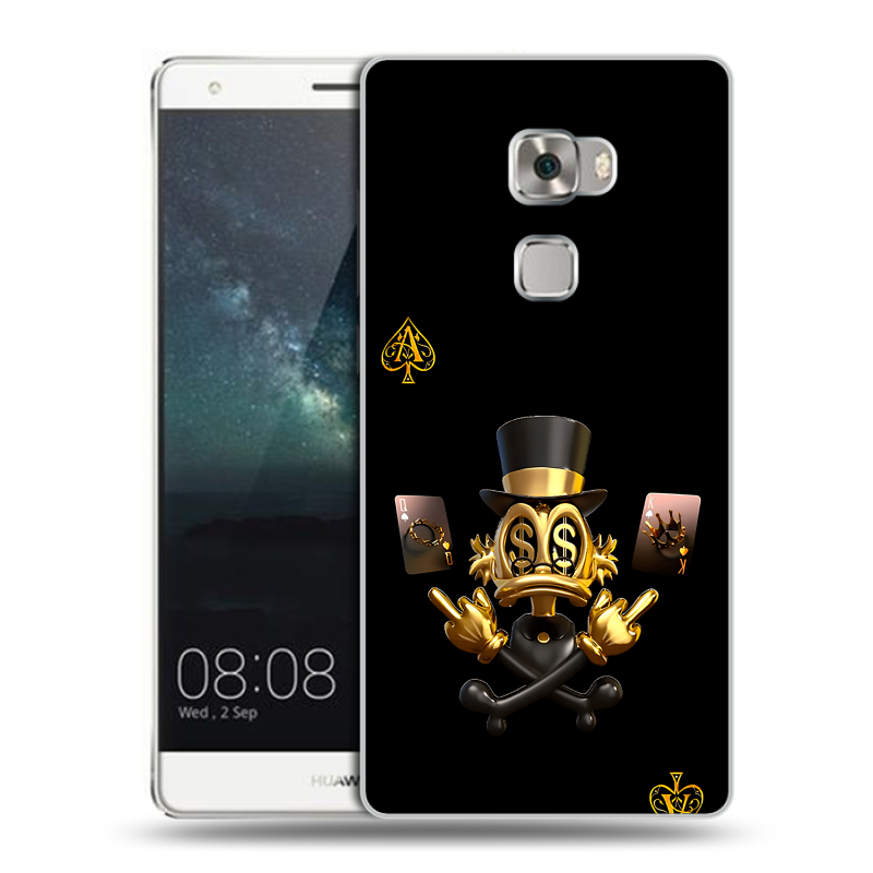 Пластиковый чехол на Huawei Mate S с принтом Золотой скрудж макдак Пластиковый чехол на Huawei Mate S с принтом Золотой скрудж макдак