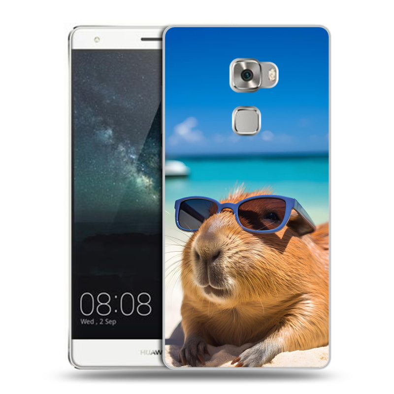Пластиковый чехол на Huawei Mate S с принтом Капибара Пластиковый чехол на Huawei Mate S с принтом Капибара