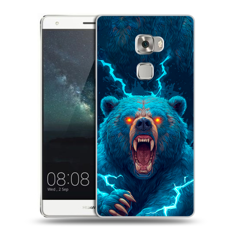 Пластиковый чехол на Huawei Mate S с принтом Медведь Пластиковый чехол на Huawei Mate S с принтом Медведь
