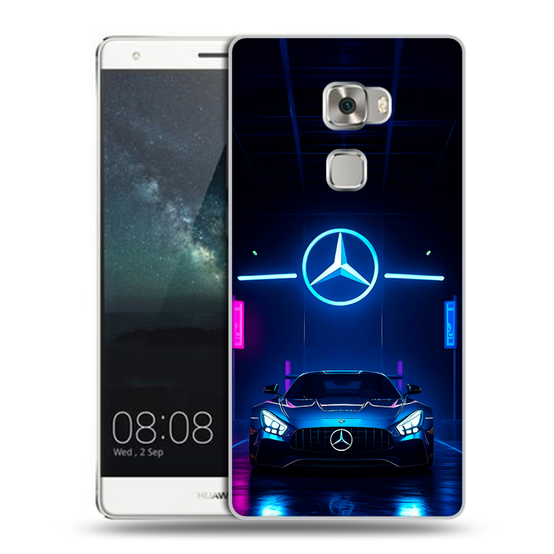 Пластиковый чехол на Huawei Mate S с принтом Mercedes Мерседес Пластиковый чехол на Huawei Mate S с принтом Mercedes Мерседес