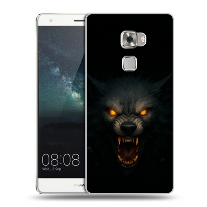 Пластиковый чехол на Huawei Mate S с принтом Волк Пластиковый чехол на Huawei Mate S с принтом Волк