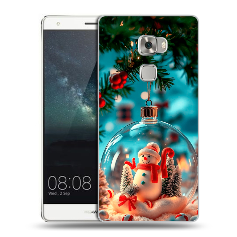 Пластиковый чехол на Huawei Mate S с принтом Новый год Пластиковый чехол на Huawei Mate S с принтом Новый год
