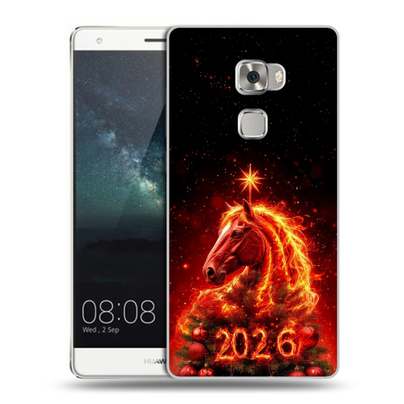 Пластиковый чехол на Huawei Mate S с принтом Новый год Пластиковый чехол на Huawei Mate S с принтом Новый год