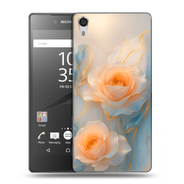 Силиконовый чехол на Sony Xperia Z5 Premium с принтом Женский