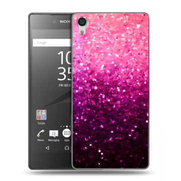Силиконовый чехол на Sony Xperia Z5 Premium с принтом Блестки Силиконовый чехол на Sony Xperia Z5 Premium с принтом Блестки